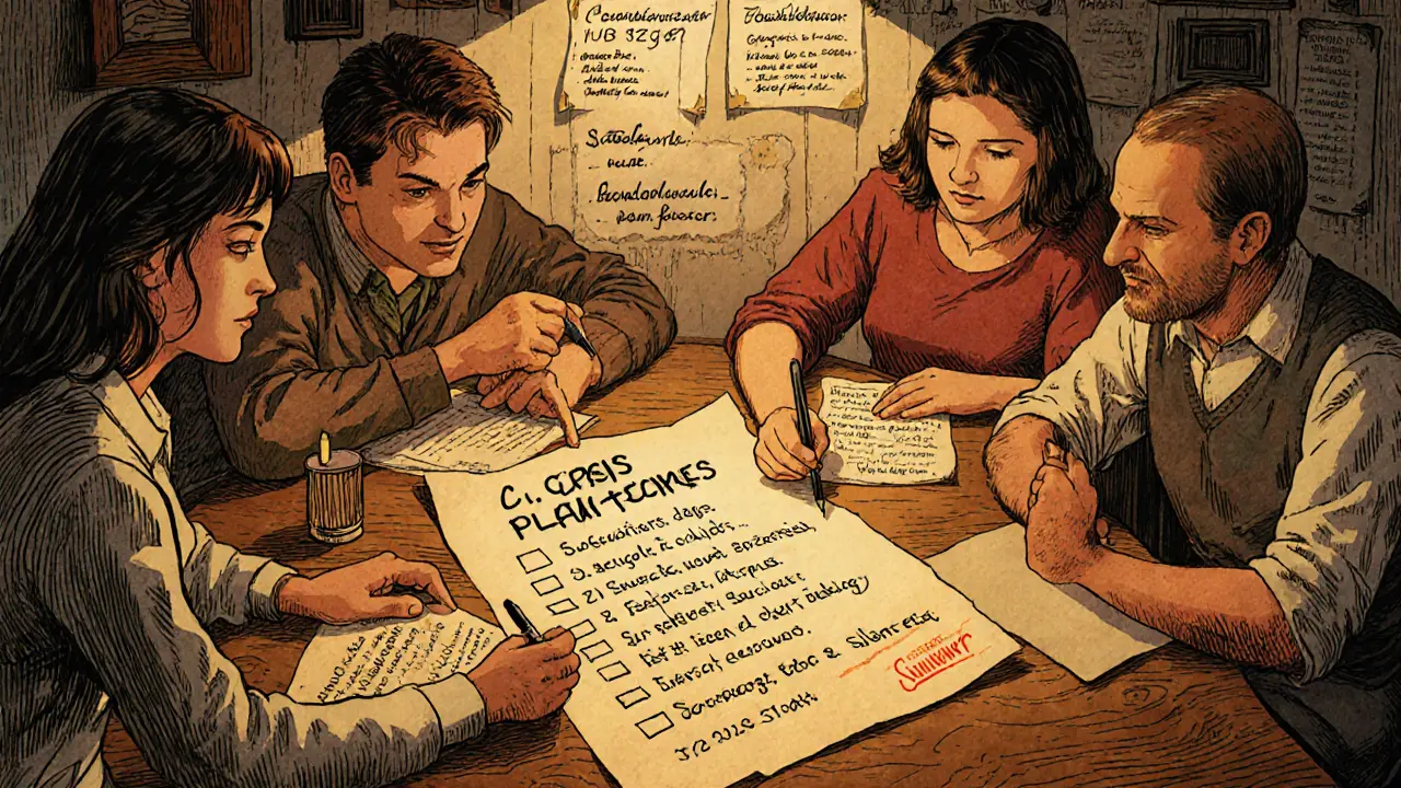 Krizový plán pro rodiny: Jak společně reagovat na psychickou nouzi