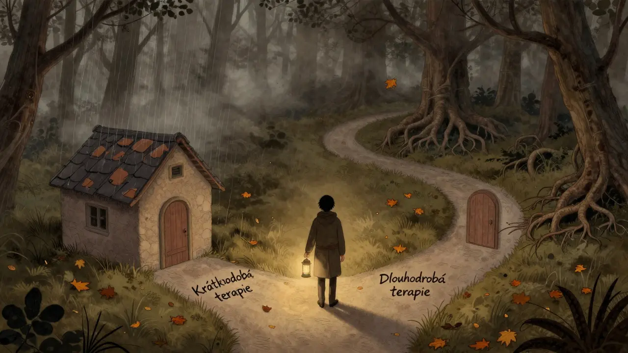 Krátkodobá vs. dlouhodobá terapie deprese: Jak vybrat délku léčby, která vám skutečně pomůže
