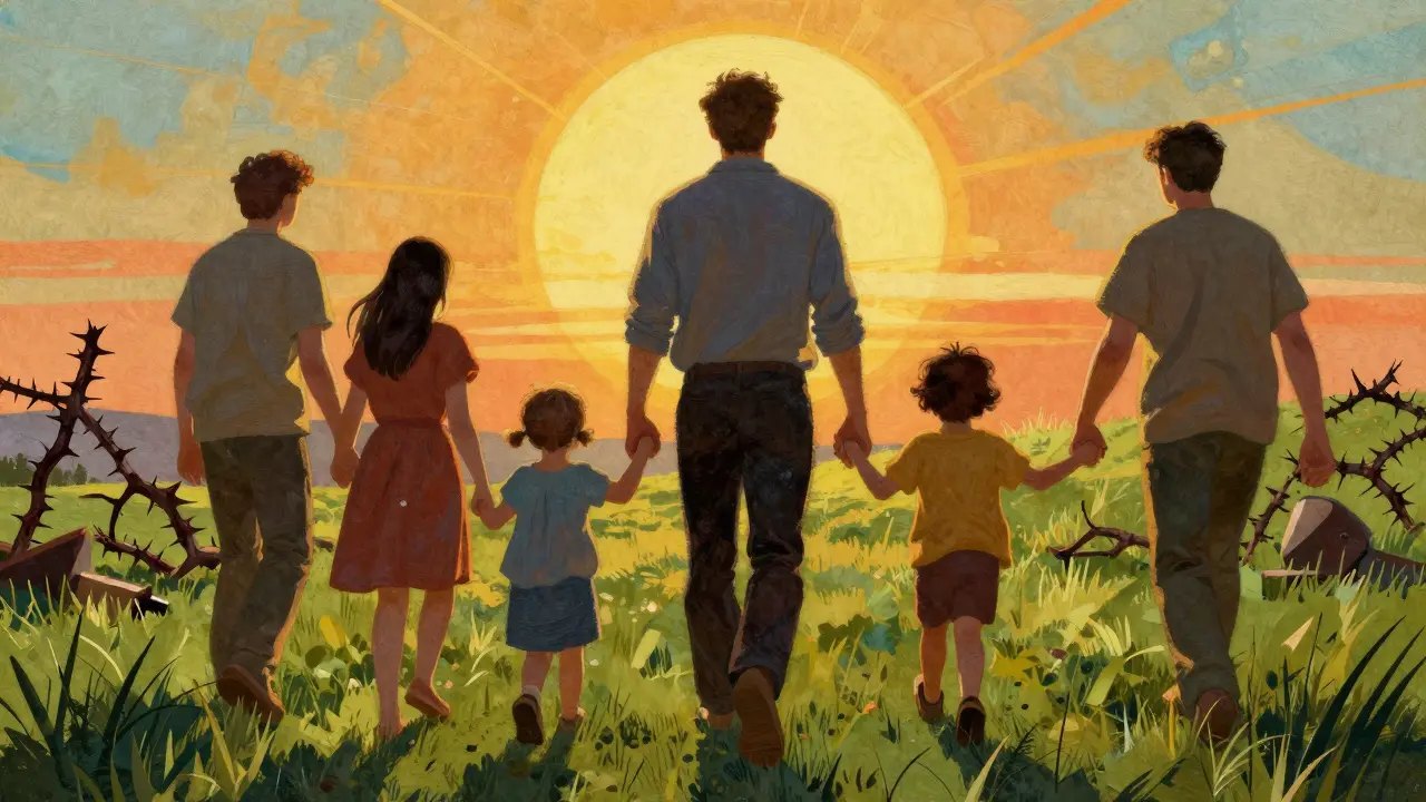 Návrat ke zdravému životu a sociální reintegrace.