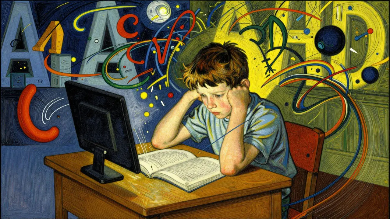 Dítě bojující s překrývajícími se příznaky autismu a ADHD