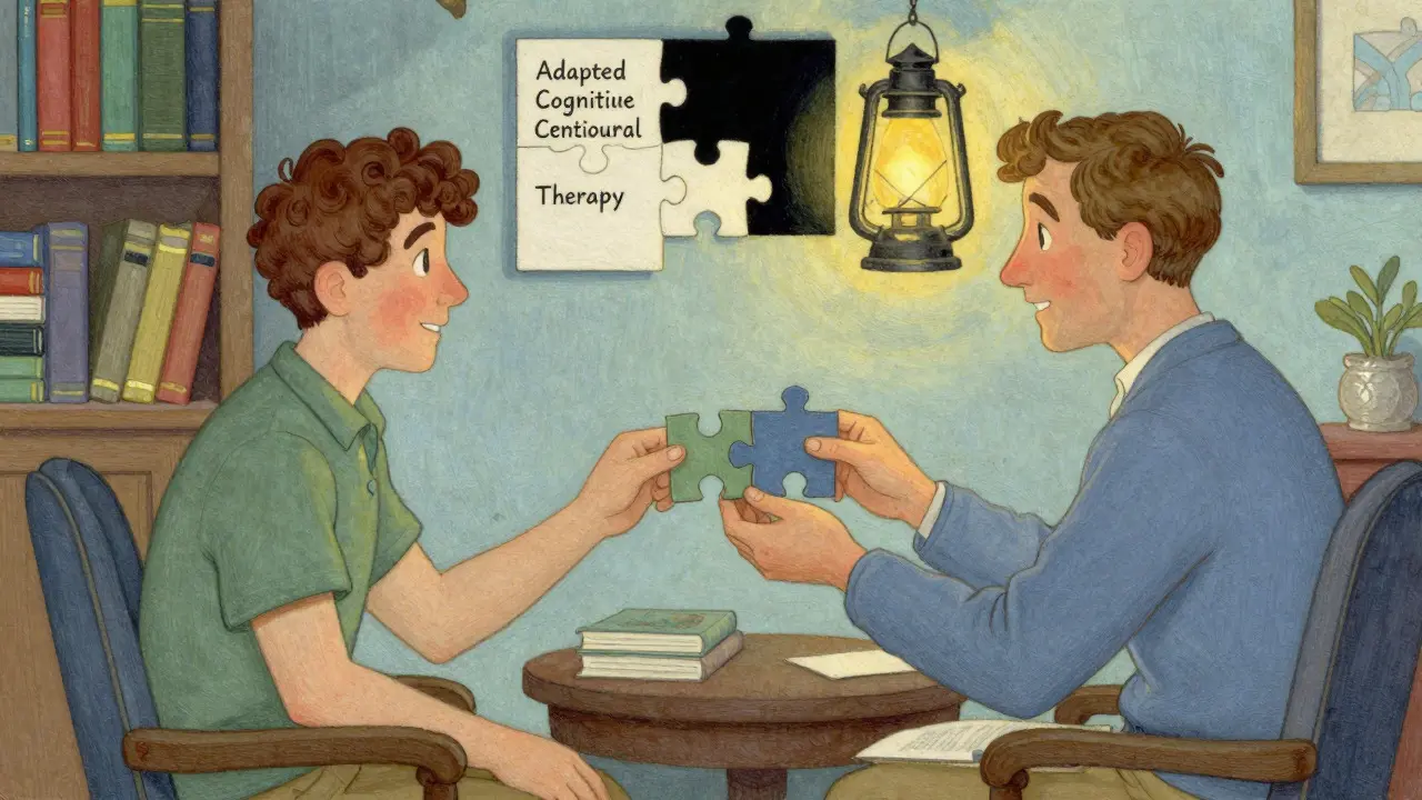 Podpůrná terapeutická sezení s vizuálními pomůckami